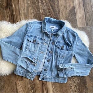 Paige Light Washed Denim Jacket | XS